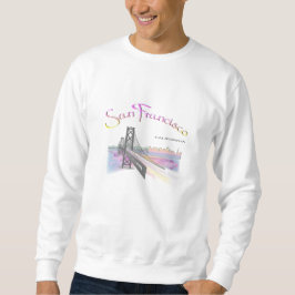 San Francisco, CA mit Rainbow Colors Sweatshirt