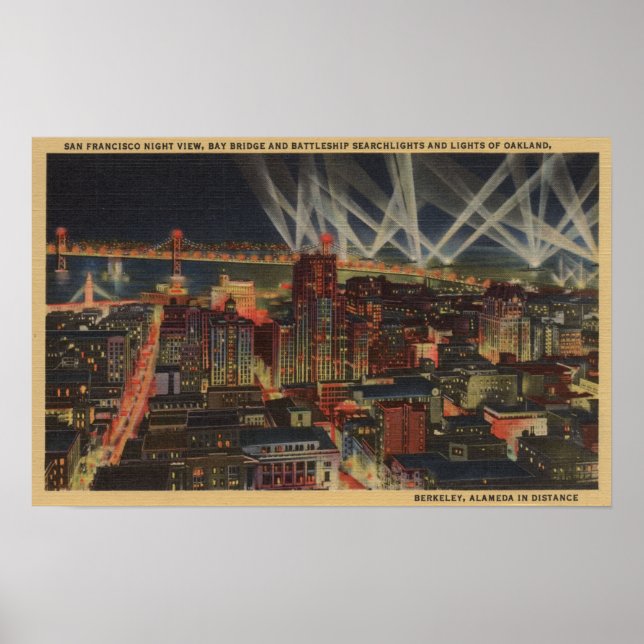 San Francisco, CA Poster (Vorne)