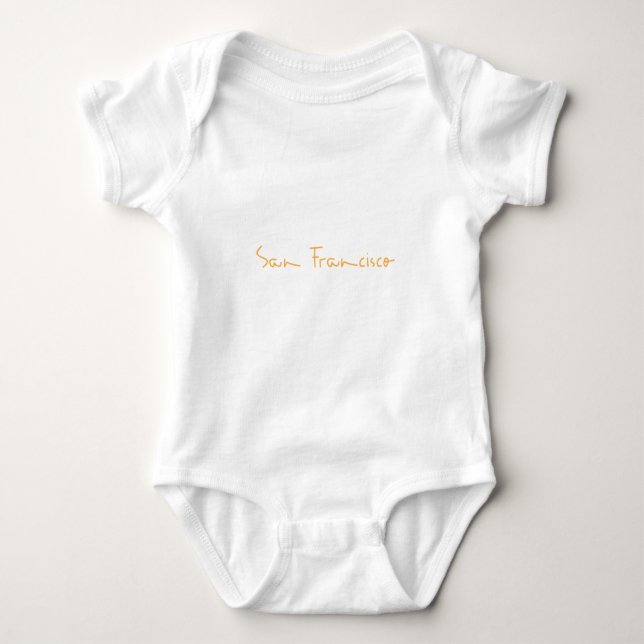 San Francisco CA Signature Baby Strampler (Vorderseite)