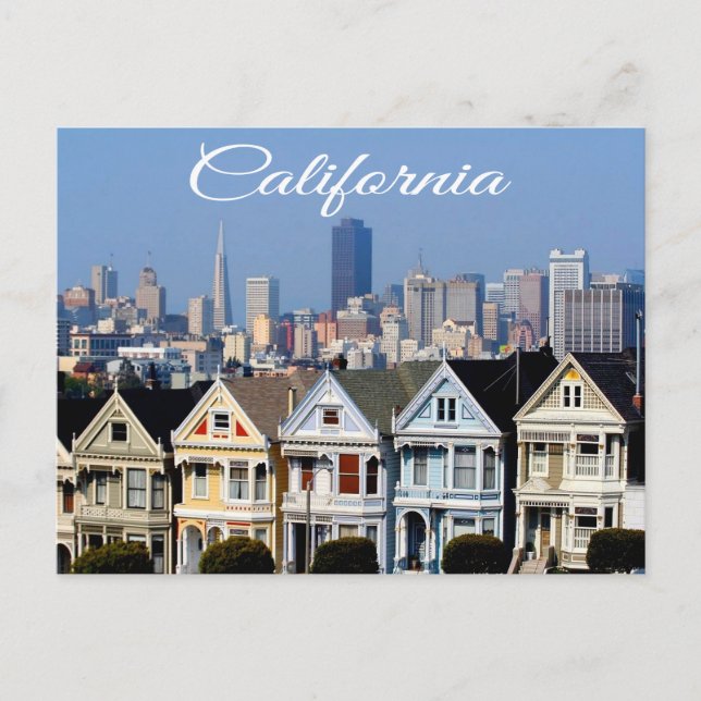 San Francisco CA Skyline Postcard - Vereinigte Sta Postkarte (Vorderseite)