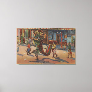 San Francisco, CA - Tanz des Prachtvollen Leinwanddruck