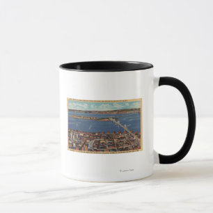 San Francisco, CAAerial Ansicht von S.F. Bridge Tasse