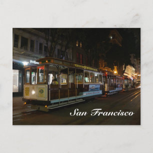 San Francisco Cable Car #3 Postcard Postkarte