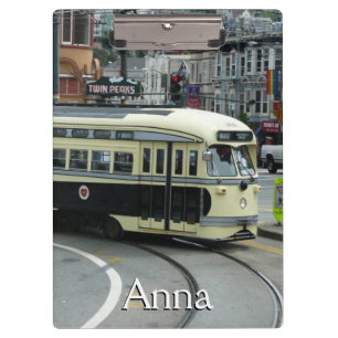 San Francisco Cable Car Klemmbrett