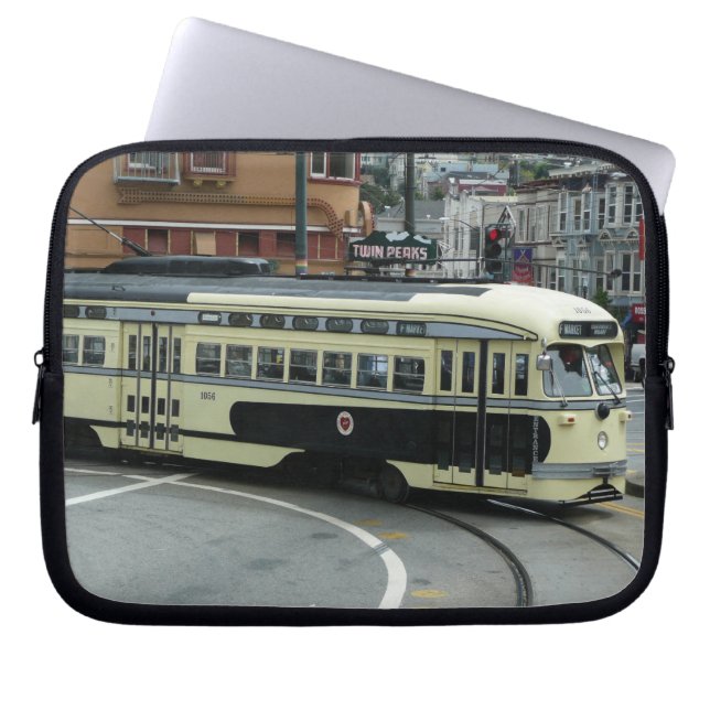 San Francisco Cable Car Laptopschutzhülle (Vorderseite)