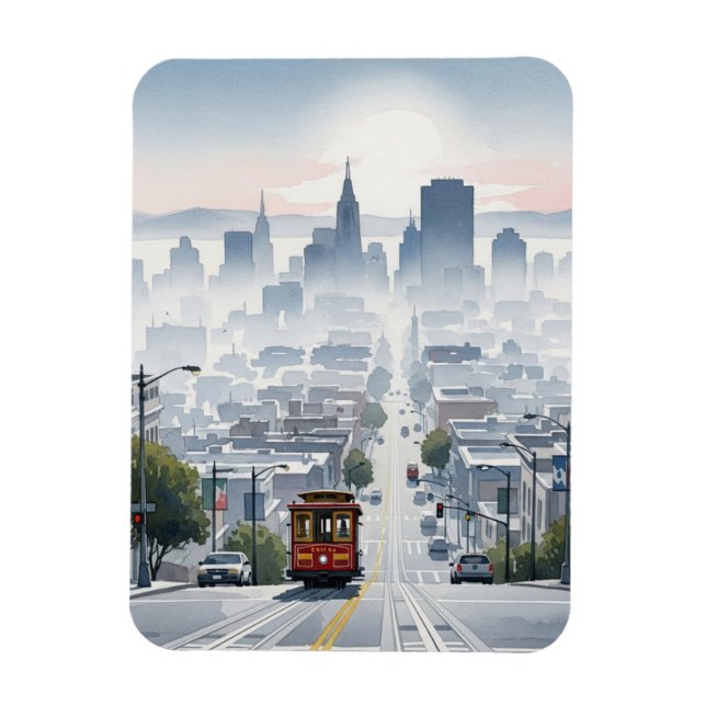 San Francisco Cable Car Magnet (Vertikal)