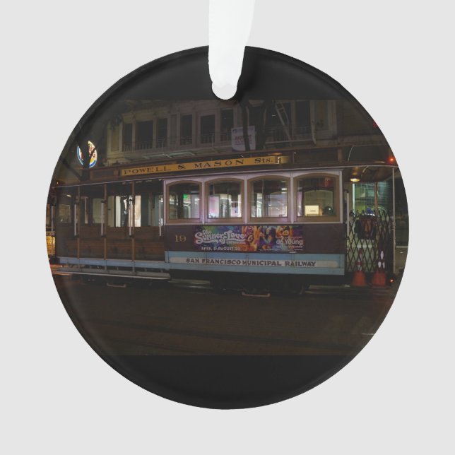 San Francisco Cable Car Ornament (Vorderseite)