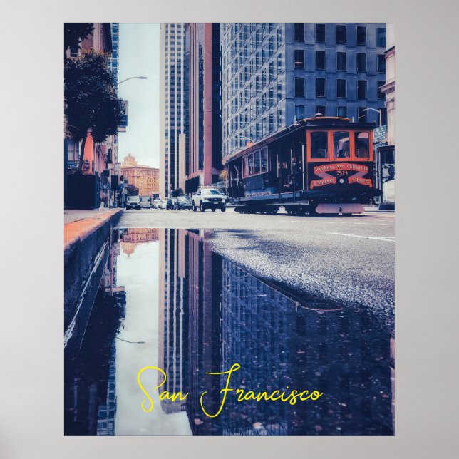 San Francisco Cable Car Poster (Vorne)