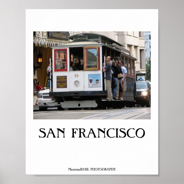 San Francisco Cable Car Poster! Poster (Vorne)