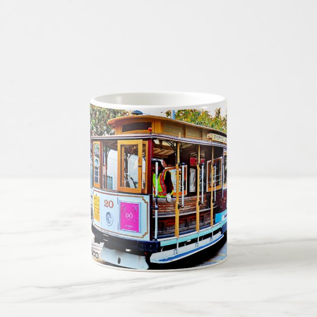 SAN FRANCISCO CABLE CAR SOUVENIR KAFFEE TASSE (Mittel)