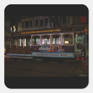 San Francisco Cable Cars Stickers