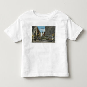 San Francisco, CACable Auto-Umkehransicht Kleinkind T-shirt