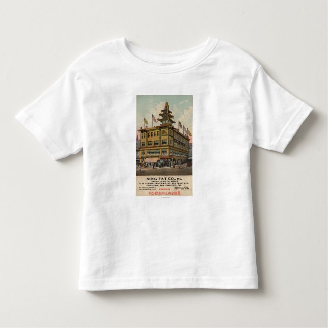 San Francisco, CAChinatown AdSing fette Co. Kleinkind T-shirt (Vorderseite)