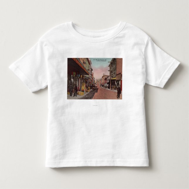 San Francisco, CADirt Straßen-Ansicht von Kleinkind T-shirt (Vorderseite)