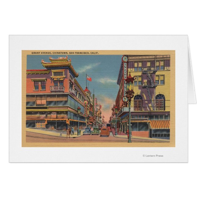 San Francisco, CAGrant Avenue in Chinatown (Vorderseite (Horizontal))