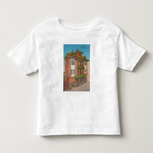 San Francisco, CAKong Chow-Chow Tempel in Kleinkind T-shirt (Vorderseite)