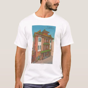 San Francisco, CAKong Chow-Chow Tempel in T-Shirt