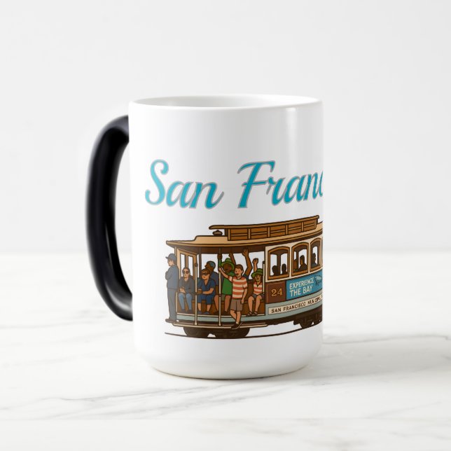 San Francisco Calbe Car Tasse (Vorderseite Links)
