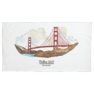 San Francisco Califorina Sehenswürdigkeiten Kissenbezug