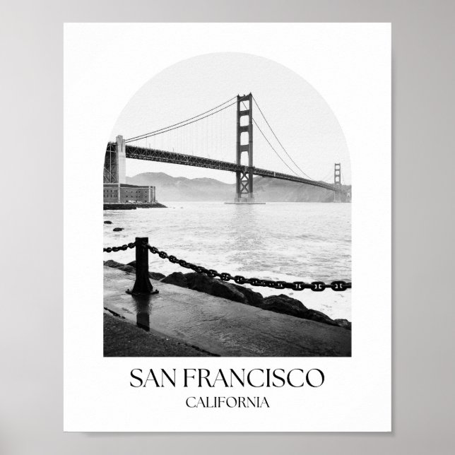 San Francisco California Arch Foto Print Poster (Vorne)