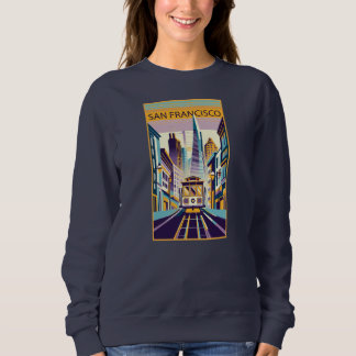 San Francisco California Art Deco Sweatshirt