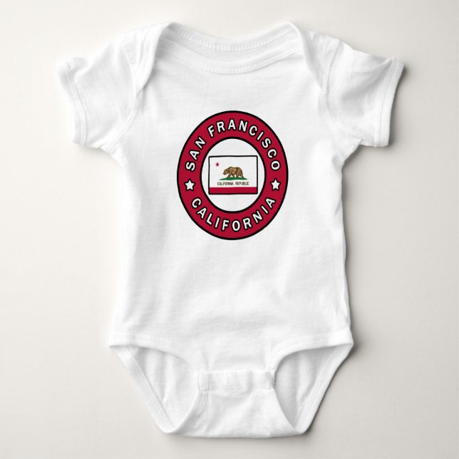 San Francisco California Baby Strampler (Vorderseite)