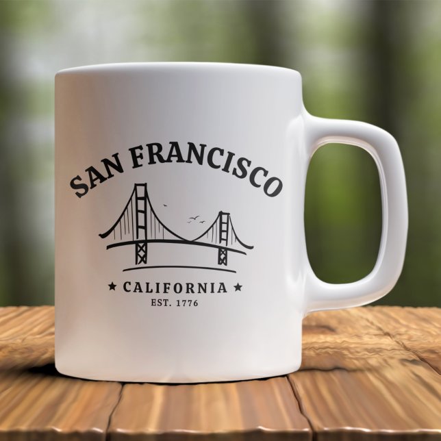 San Francisco California Beatiful Landscape Kaffeetasse (Von Creator hochgeladen)