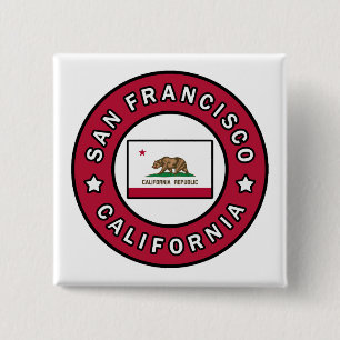 San Francisco California Button