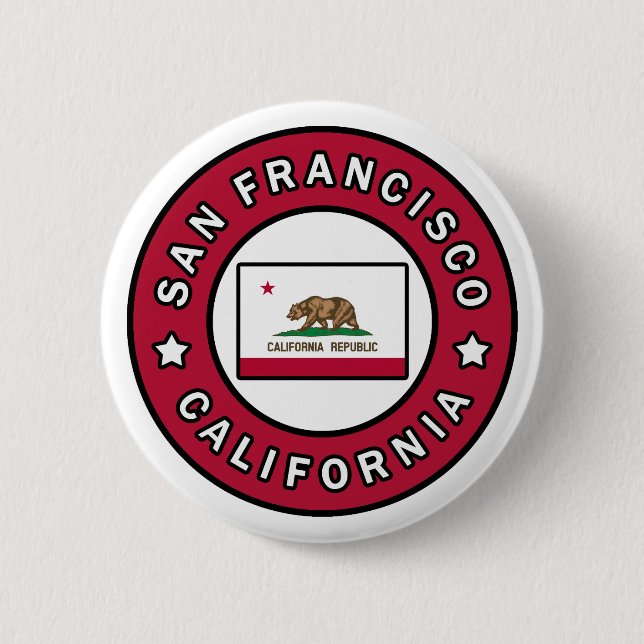 San Francisco California Button (Vorderseite)