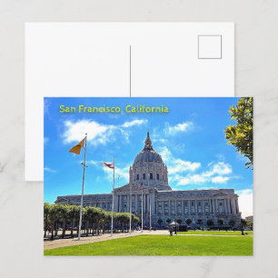 San Francisco California City Hall Postkarte