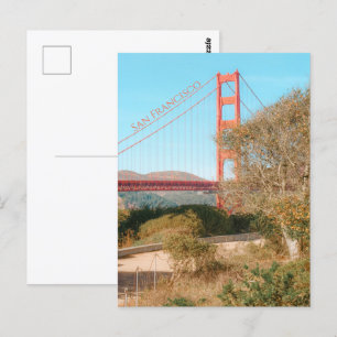 San Francisco California Filmfotografie Postkarte