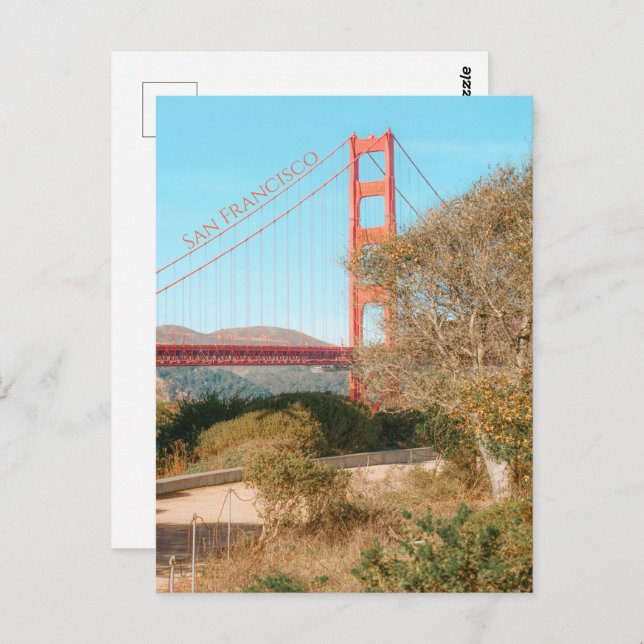 San Francisco California | Filmfotografie Postkarte (Vorne/Hinten)