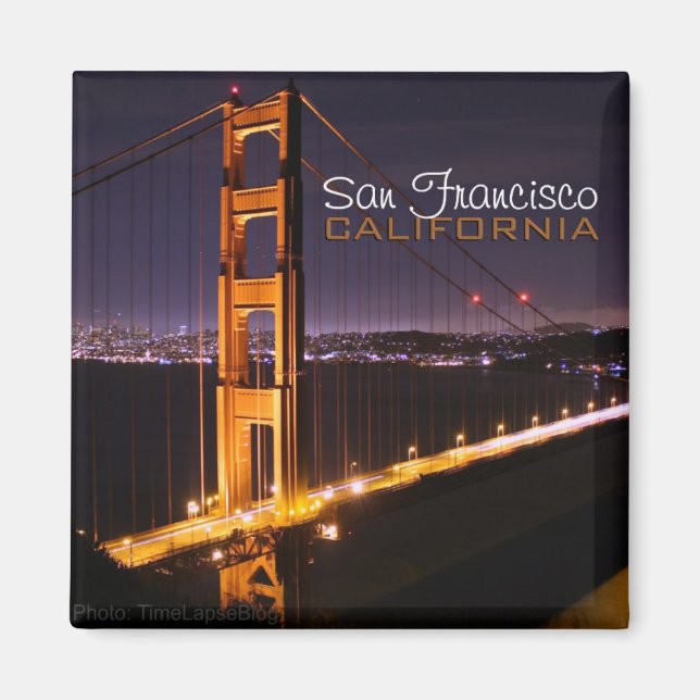 San Francisco California Golden Gate Bridge Magnet (Vorne)