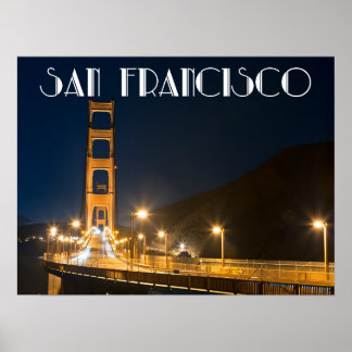 San Francisco California Golden Gate Bridge Poster