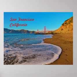 San Francisco California Golden Gate Bridge Poster