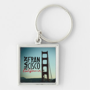 San Francisco California Goldenen Gate Schlüsselan Schlüsselanhänger