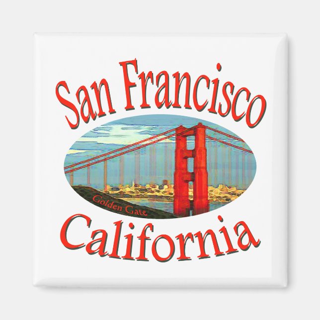 San Francisco California Magnet (Vorne)