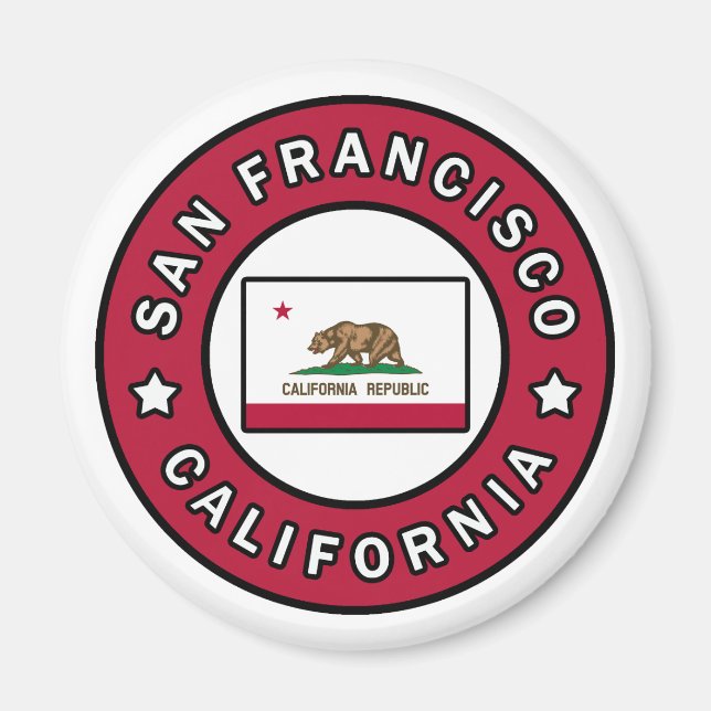 San Francisco California Magnet (Vorne)