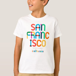 San Francisco California Mitte Jahrhundert, Pop Ar T-Shirt