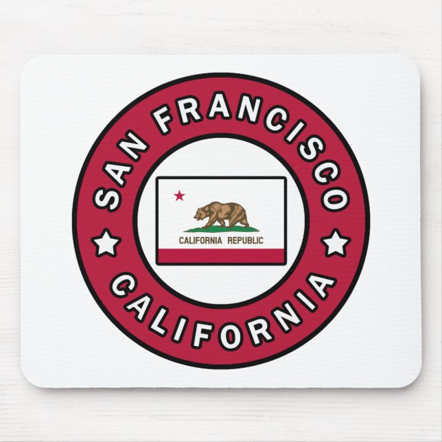San Francisco California Mousepad (Vorne)