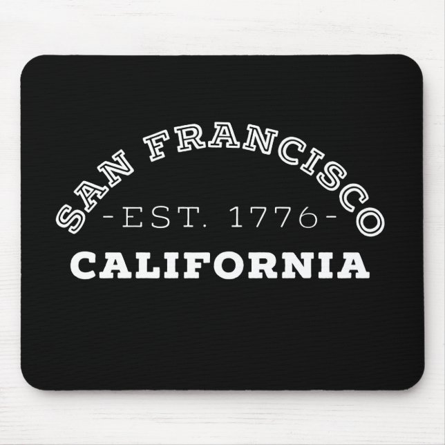 San Francisco California Mousepad (Vorne)