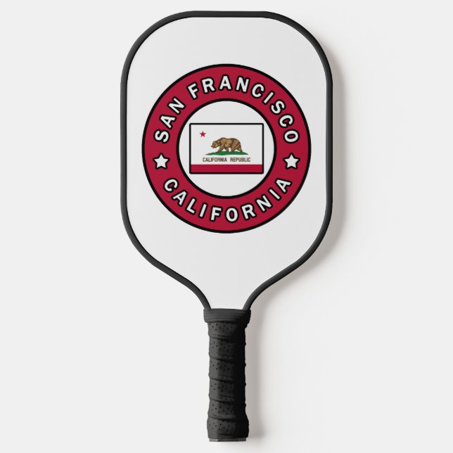 San Francisco California Pickleball Schläger (Vorderseite)