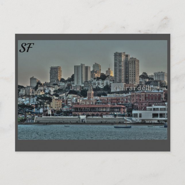 San Francisco California Postkarte (Vorderseite)