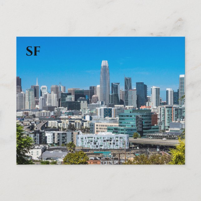 San Francisco California Postkarte (Vorderseite)