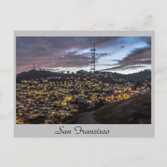 San Francisco California Postkarte (Vorderseite)