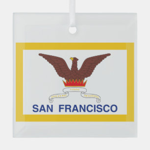 San Francisco California Schmuck Ornament Aus Glas