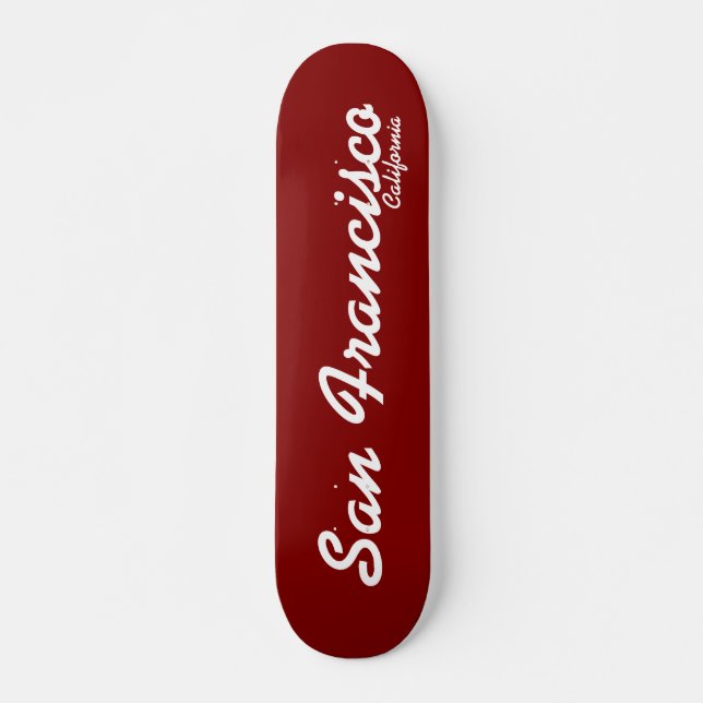 San Francisco, California Skateboard (Vorne)