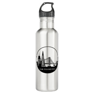 San Francisco California Skyline Edelstahlflasche