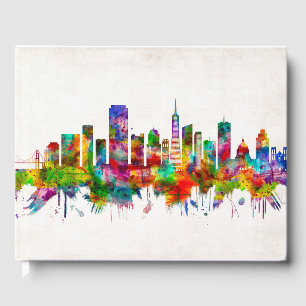 San Francisco California Skyline Gästebuch