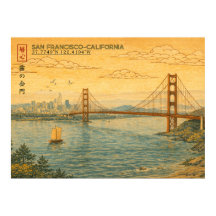 San Francisco California Skyline im japanischen Uk